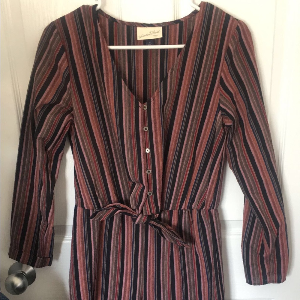 Striped Wide-Leg Jumpsuit